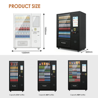 Máquina Expendedora Automática de Snacks con Lector de Tarjetas, Pago con Monedas, Pago por Código QR y Sistema de Gestión en la Nube IoT