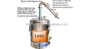 Máquina de Destilación de Alcohol Eléctrica de Acero Inoxidable de 25L, Destilador de Tequila, Brandy y Ron - Product Image 4