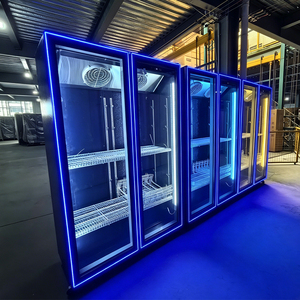 Réfrigérateur commercial vertical avec <span class=keywords><strong>porte</strong></span> vitrée pour boissons, idéal pour les magasins - Fournisseur direct usine - Product Image 3