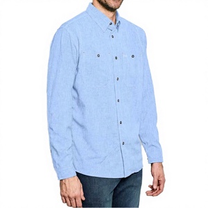 เสื้อเชิ้ตผู้ชายคุณภาพพรีเมียมสไตล์โกธิค กระดุมแถวเดียว ทรงเข้ารูป แขนยาว ลายพิมพ์เรียบ ระบายอากาศได้ดี เป็นมิตรกับสิ่งแวดล้อม ผ้าฝ้าย 100% - Product Image 1