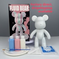 Großhandel Fluid Bear Weiße Blanko DIY Handgemachte Ornamente Box-Verpackung