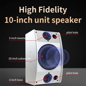 White Platinum Set by Chinese Supplier Professional Sound Box <b>Speaker</b> With <b>TV</b> and Music System for Players - Product Image 6
