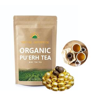 14 порций, жиросжигатель, чай пуэр, органический мини-чай Tuo Cha Sheng Per Ergh, чай для похудения, чай Laso <span class=keywords><strong>Puer</strong></span>, частная этикетка