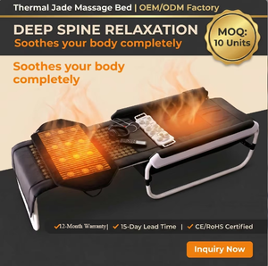 Koreanischer Stil V3 Master Chiropraktiker-Empfohlener Wirbelsäulengesundheitspartner CE-Zertifiziertes Intelligentes 3D-Jade-Roller Infrarot-Massagebett - Product Image 2
