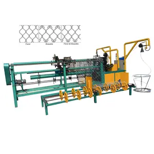 Machine automatique de fabrication de maille métallique diamantée/machine de tissage de maille de clôture en fil de chaîne