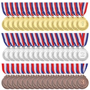 1 ° 2 ° 3 ° posto per il vincitore medaglie premio oro argento bronzo placcato premi per competizioni sportive e feste - Product Image 4