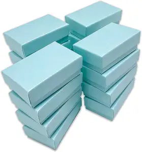 Scatole di imballaggio eco friendly multi-dimensioni di fascia alta gioielli blu