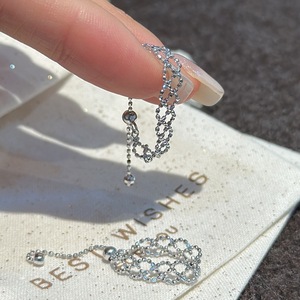 Anillo de Encaje de Plata Pura S925 de Fabricación Italiana con Diseño de Nicho, Estilo Antiguo Simple y Moderno, Anillo con Cuentas Deslizantes - Product Image 1