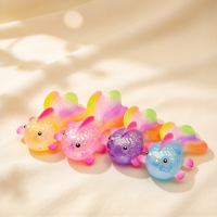 Jouets sensoriels anti-stress en caoutchouc souple à montée lente en forme de poisson rouge, idéaux pour les enfants, cadeau d'anniversaire, nouveauté amusante