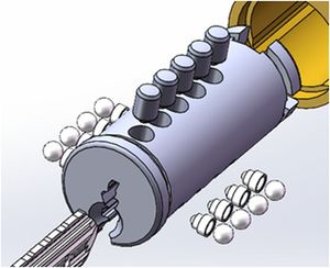 Khóa trụ đồng thau chất lượng cao giá sỉ, có chức năng thay thế và khẩn cấp - Product Image 5