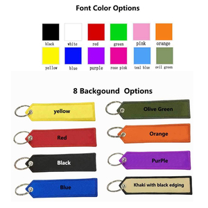 Commercio all'ingrosso Su Misura di Qualsiasi Testo Proprio Logo <span class=keywords><strong>Portachiavi</strong></span> Keychain Del Ricamo per il Motociclo - Product Image 4