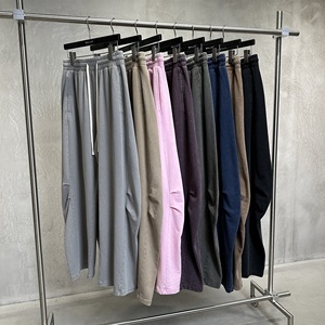 Custom <strong>Men's</strong> Vintage Acid Washed Sweatpants Distressing Joggers Pants Screen <strong>Printing</strong> Baggy Wide Leg Pants <strong>Trousers</strong> - Product Image 6