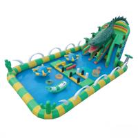 Toboggan aquatique gonflable géant en PVC de qualité commerciale DST, capacité 500 kg, logo personnalisé, garantie 3 ans pour les carnavals