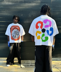 Shangshang nặng trọng lượng 100% <span class=keywords><strong>cotton</strong></span> DTG in t Áo sơ mi đầy đủ in đồ họa TEE cắt Boxy t Áo Sơ Mi Nam - Product Image 5