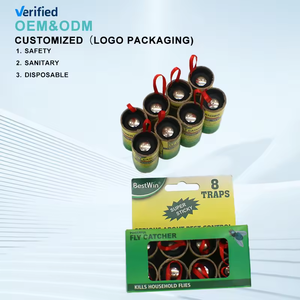 Perangkap lalat lengket di dalam ruangan pita terbang menggantung pita terbang papan lem efektif - Product Image 6