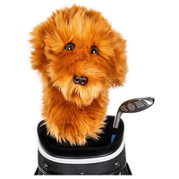 ASL Couvre-chef de pilote de golf pour chien en gros de haute qualité Couvre-chef de golf personnalisé en cuir PU