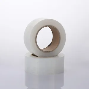 Disposable 80 Gauge Banding Film Mini <b>Roll</b> Pallet <b>Wrap</b> with <b>Plastic</b> Handle - Product Image 2