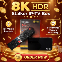 Super Hola Box Garansi 2 Tahun 8K Stalker IPTV Media Player 2G 16G H96 Max M2Plus LemonTV Android Dengan Remote BT Via XC2 XTV USA