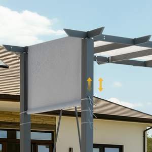 Dondolo da Giardino, Sedia a Dondolo Sospesa per Esterni, <span class=keywords><strong>Amaca</strong></span> a 3 Posti <span class=keywords><strong>con</strong></span> Braccioli - Product Image 3