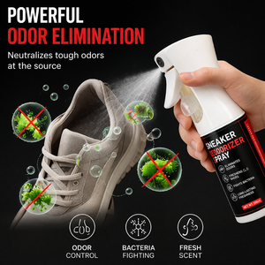 <span class=keywords><strong>Spray</strong></span> désodorisant pour baskets, éliminateur d'odeurs de chaussures, rafraîchisseur longue durée, <span class=keywords><strong>spray</strong></span> <span class=keywords><strong>anti</strong></span>-odeurs pour chaussures OEM 200ml - Product Image 2