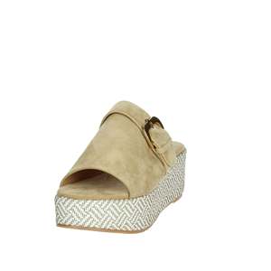 Sandalias de cuña para mujer Keys, color beige, K-11083, plataforma, suela de gamuza - Product Image 6