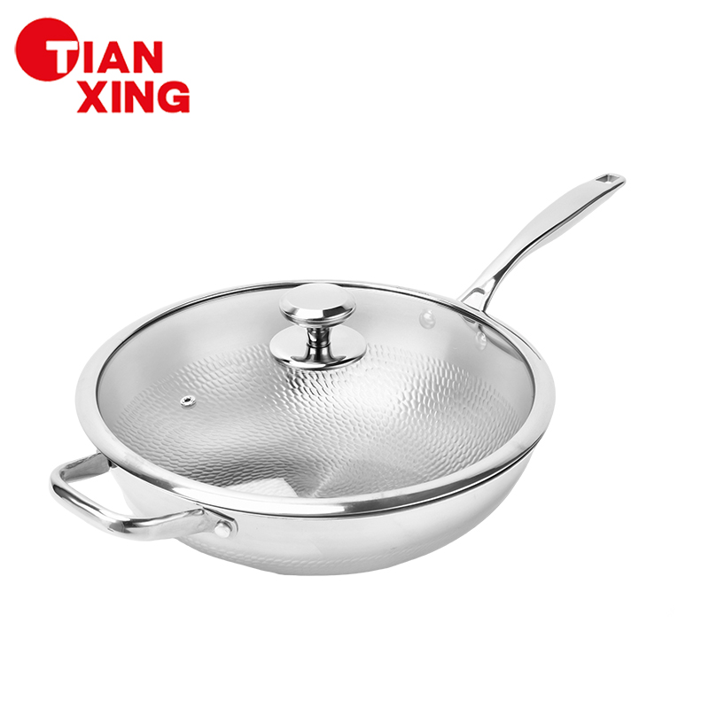 28cm pure titanium wok
