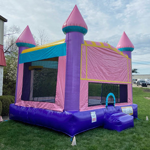 Château gonflable <span class=keywords><strong>Frozen</strong></span> avec bannières en velcro amovibles, château gonflable commercial pour enfants, maison de saut, trampoline gonflable - Product Image 5
