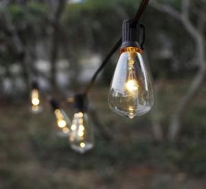 Lumières de décoration de mariage de jardin de <span class=keywords><strong>terrasse</strong></span> extérieure de balcon avec guirlande en verre vintage St38 Edison, différentes longueurs personnalisables - Product Image 4