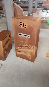 Buzón de Correo Residencial para Exteriores, Independiente, de Acero Vintage, Resistente al Agua, Fácil de Instalar, con Capacidad Personalizable - Product Image 6