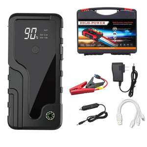 เครื่องจั๊มสตาร์ทรถยนต์12V + แบตเตอรี่สำรอง99800mAh 1000A แบตเตอรี่ฉุกเฉินอุปกรณ์เสริมรถยนต์ไฟ LED 12V สตาร์ทแบตเตอรี่รถยนต์ดีเซล - Product Image 1