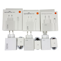 Chargeur USB d'origine 33W 67W 120W Chargement super rapide Adaptateurs de voyage USB pour Xiaomi Mi 12 11t Pro F4 Gt Redmi Note 11t