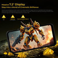Nouveauté Oukitel WP60 Téléphone robuste 7,2 pouces 8+256 Go 12+512 Go 16+512 Go Appareil photo 108 MP 10000 mAh 33 W Android 15 NFC Smartphones 5G