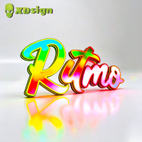Enseigne néon lumineuse XDSign personnalisée rapide, lettres 3D LED multicolores pour entreprise, publicité étanche IP65 pour voiture