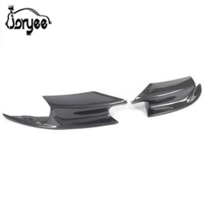 Aletas laterales de fibra de carbono estilo <span class=keywords><strong>M5</strong></span>, alerón de parachoques trasero para <span class=keywords><strong>BMW</strong></span> 5 Series F90 F10, alerón inferior de aleta Canard, accesorio modificado - Product Image 1