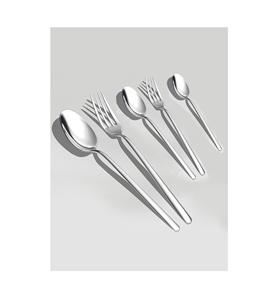 Venta al por mayor de lujo de acero inoxidable hogar cuchillo tenedor cuchara oro moderno mano Hotel tenedor cuchara cuchillo de acero inoxidable juego de cubiertos - Product Image 6