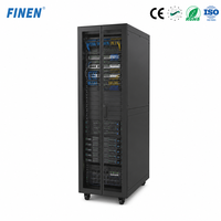 Armoire serveur sur pied robuste 42U 47U 19 pouces avec cadre renforcé en SPCC pour centre de données d'entreprise, capacité de charge 2500 kg