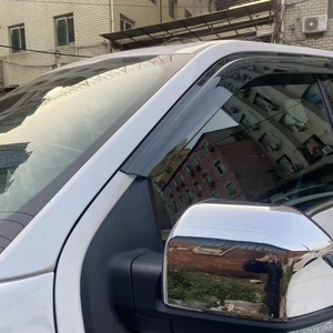 Pare-pluie, déflecteurs de porte, déflecteurs de voiture, 4 pièces SS304 + PC pour FORD F-150 - Product Image 5