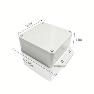 Caja de Conexiones Impermeable para Exteriores EBM HF-H-408-1, Caja Eléctrica Pequeña de ABS con Orejetas de Montaje, Caja de Conexiones Industrial Multifuncional IP67 - Product Image 2