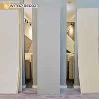 Panneau mural écologique en PVC pour décoration de pièce, revêtement mural en SPC