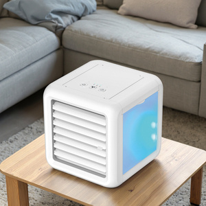 Portable Mini USB Evaporative Air Cooler <b>Moisturizing</b> <b>Spray</b> Small Desktop Air Conditioning Fan Water Purifier for Cars Hotels - Product Image 4