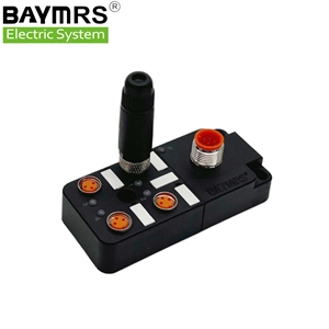 BAYMRS M8 4端口PNP单信号分配系统2A额定电流M12连接器电缆M8连接器圆形连接器 - Product Image 6