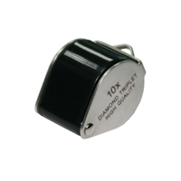 Analysis Diamonds Gemstone Hasting Triplet 10X Magnifier High Quality Small Jewelers Loupe