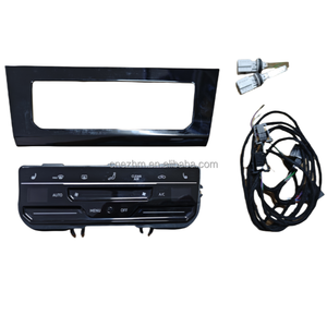 Panel de Control <span class=keywords><strong>T</strong></span>áctil del Aire Acondicionado, Interruptor de Control del Aire Acondicionado con Pantalla LCD Calefactada 17G907044AR/AN con Marco para MQB Nuevo Tiguan mk2 - Product Image 4