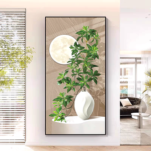 Pintura <span class=keywords><strong>de</strong></span> Porcelana <span class=keywords><strong>de</strong></span> Cristal Impresa en Alta Definición, Decoración Moderna para el Hogar con Diseño 3D <span class=keywords><strong>de</strong></span> Árboles y Plantas, Estilo Nórdico, Venta al Por Mayor <span class=keywords><strong>de</strong></span> Alta Calidad - Product Image 3