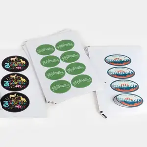 Aangepaste Print Hoge Kwaliteit Label Waterdichte Zelfklevende Logo Sticker Etiketten Papier