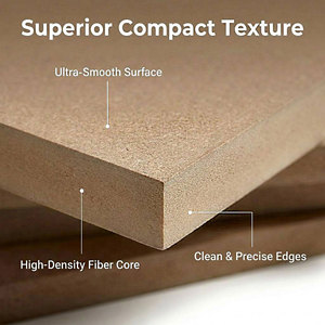 Panneaux décoratifs en MDF mélaminé sur mesure, épaisseurs 3mm, 5mm, 6mm, 9mm, 12mm, 18mm, 25mm, pour murs, armoires de cuisine et meubles en bois - Product Image 3