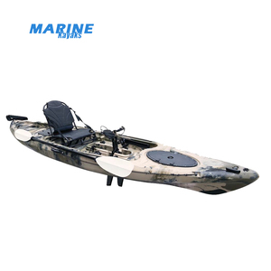 Canoë en plastique PEBDL à poser sur le dessus Kayak de pêche à pédales à rabat pour sports nautiques à vendre - Product Image 4