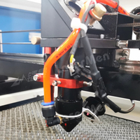 Station de travail laser de bureau 100W avec plateforme réglable en hauteur pour le traitement du bois et de l'acrylique, conception compacte pour les startups et la production en studio