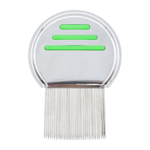 Tête en métal en acier inoxydable Anti Nit Terminator Toilettage Nettoyage Dissolvant Aiguille pour poux Élimination des puces Chiens Chats Cheveux Peigne pour animaux de compagnie - Product Image 2