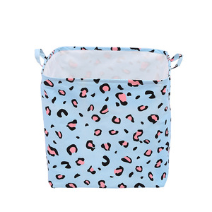 ถังใส่ของเล่นเด็กแบบล็อคได้ถุงซักผ้าสำหรับเด็กทารกชุดชั้นในผ้าแคนวาสแบบพับเก็บได้กันน้ำซักได้สวยงาม - Product Image 4